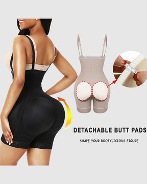 Larekius® Padded Butt Lifter Hip Enhancer Tummy Ctrol Shapewear