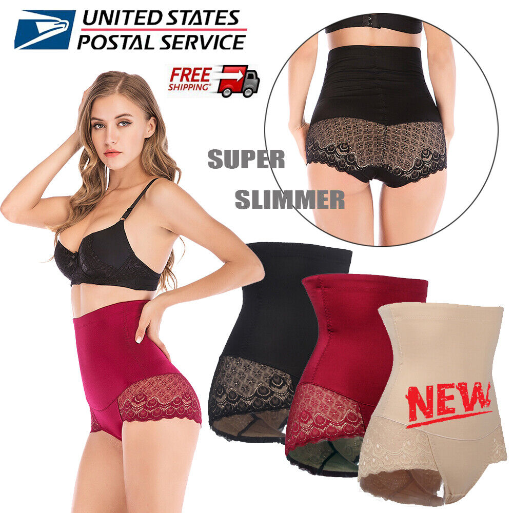 Women's High Waist Shapewear Butt Lifing Tummy Control Lace Breathable