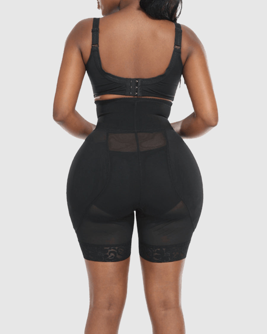 Larekius® Firm Tummy Compression Bodysuit Shaper With Butt Lifter